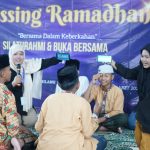 Bermain bersama anak-anak panti